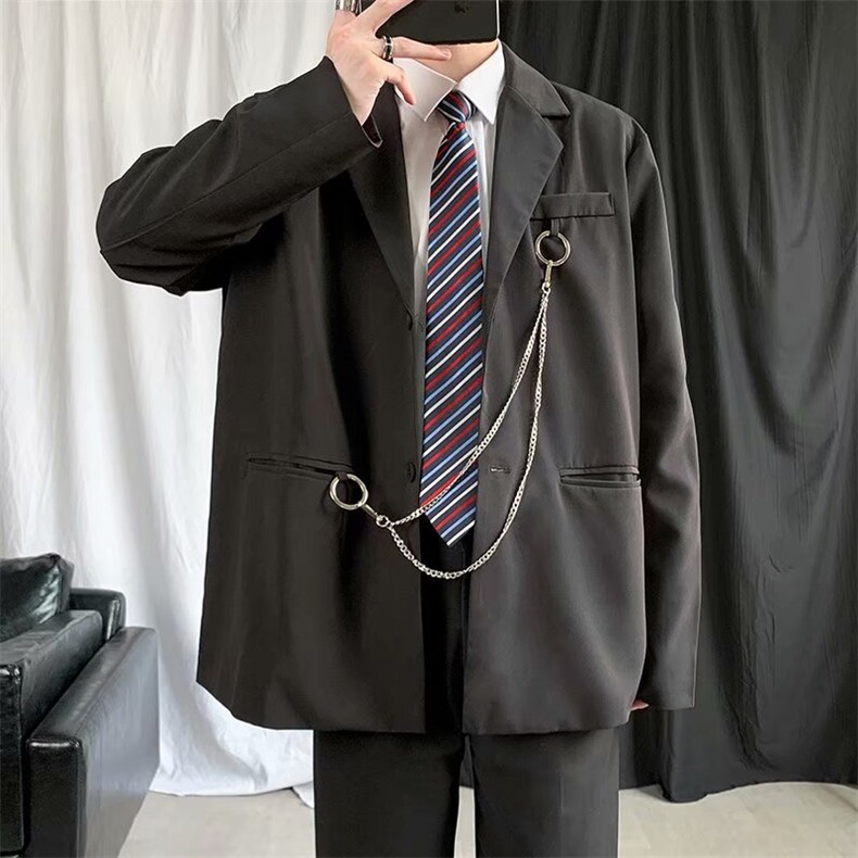 男士休闲西装外套配链条X0Z01P55，男装西服，星座1116-2
