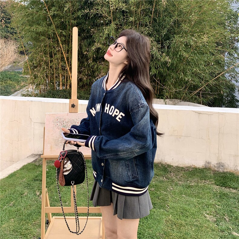 出货26春新品刺绣牛仔棒球服外套2C293-Q922-P170-K278,女装短外套,2C293
