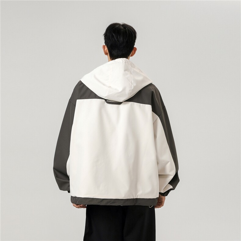 b228-j3155-p85校服配色冲锋衣,男装夹克,电商A016 (原B228)