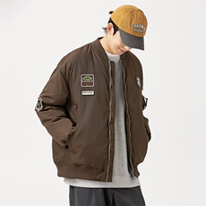 外27-2日系贴标美式棒球服棉衣MY16-P165，男装棉衣，新杭派外27-2