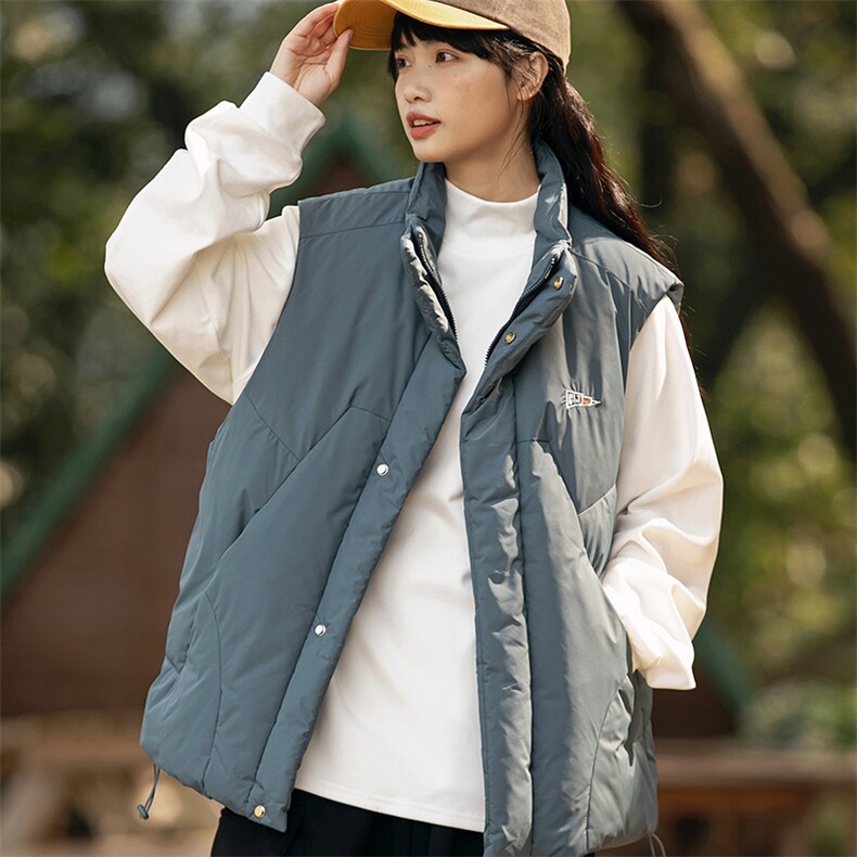 2026冬季新款男日系潮牌立领白鸭绒羽绒服马甲加厚外套YR08-F173,男装羽绒服,电商A101（原外27）