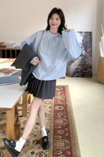韩系设计感西装马甲套装裙女2025春新款独特漂亮衬衫百褶裙三件套，女装套装/套裙，2C176