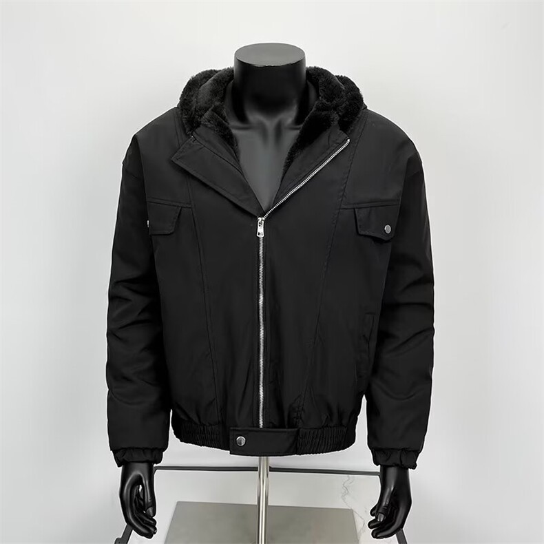 冬季棉服棉衣男生加厚保暖面包服休闲潮牌帅气外套M0422-P95,男装棉衣,星座308B-2