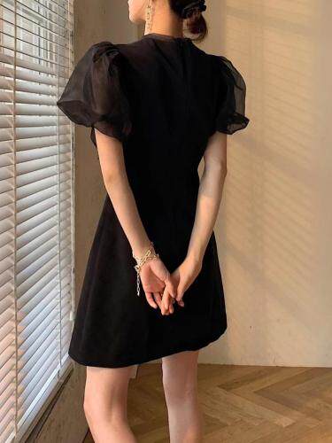 【】欧根纱泡泡袖连衣裙，女装连衣裙，LION&CAT(2F)