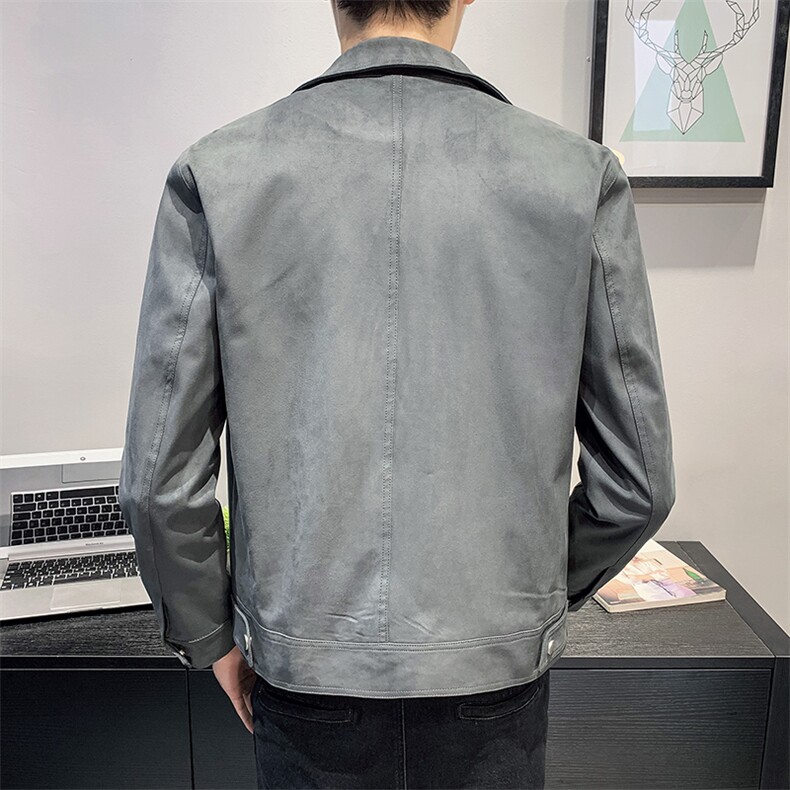 2023秋冬新款男士鹿皮绒外套休闲皮衣夹克B248-8801-P130控价188,男装夹克,电商B248