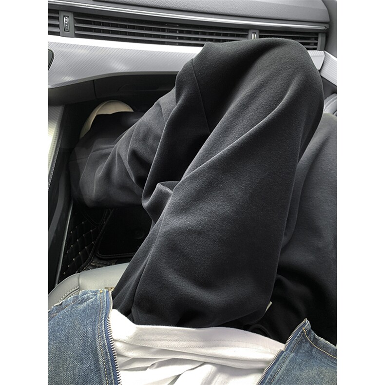 秋季新款微喇打褶休闲裤卫裤XZ604-K111-特P40控78,男装休闲裤,星座604