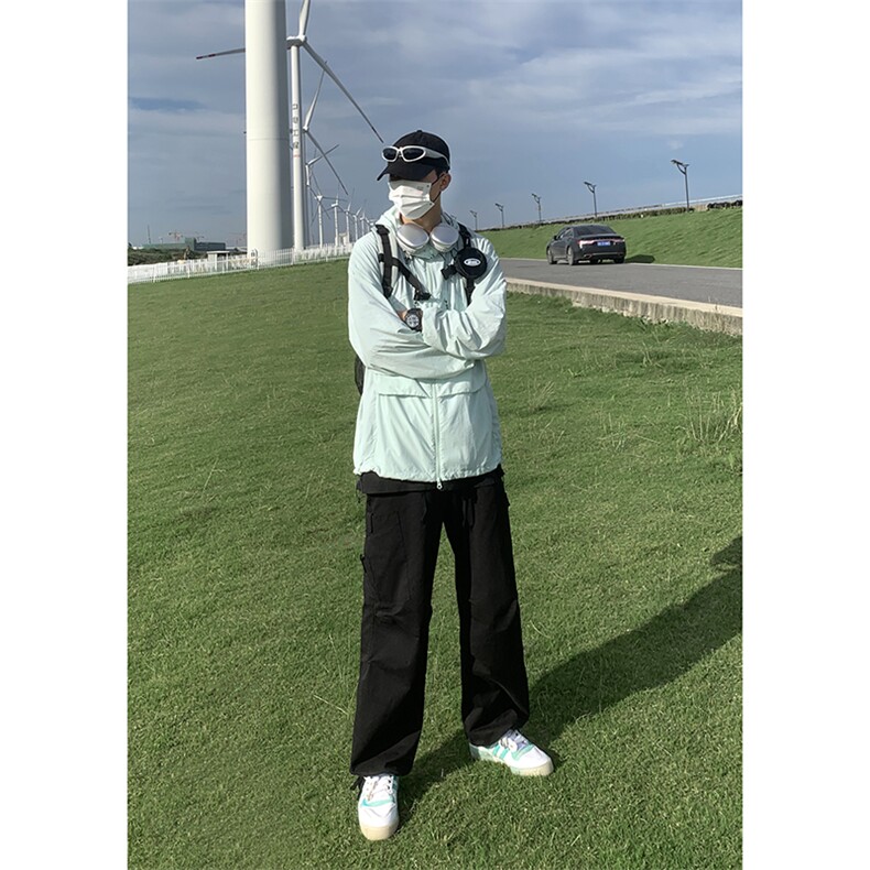 B221 美式ins街头hiphop宽松工装休闲裤子 LK23122-P65 控88图片