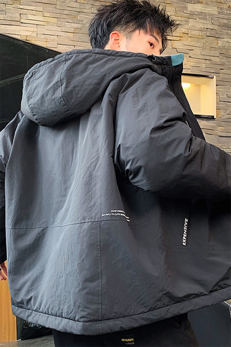 【】A003-HY8002-P130秋冬新款连帽加厚棉衣外套家乐3,男装棉衣,电商A003