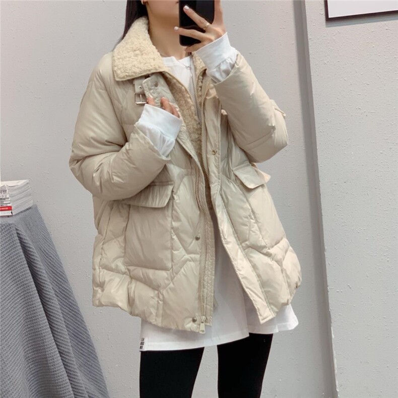 假两件羽绒服，女装羽绒服，视线·L