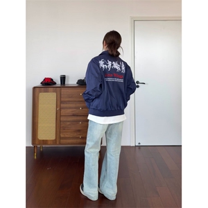 时尚日系简约慵懒新款防水夹克 百搭原宿文艺流行气质潮流ins图片
