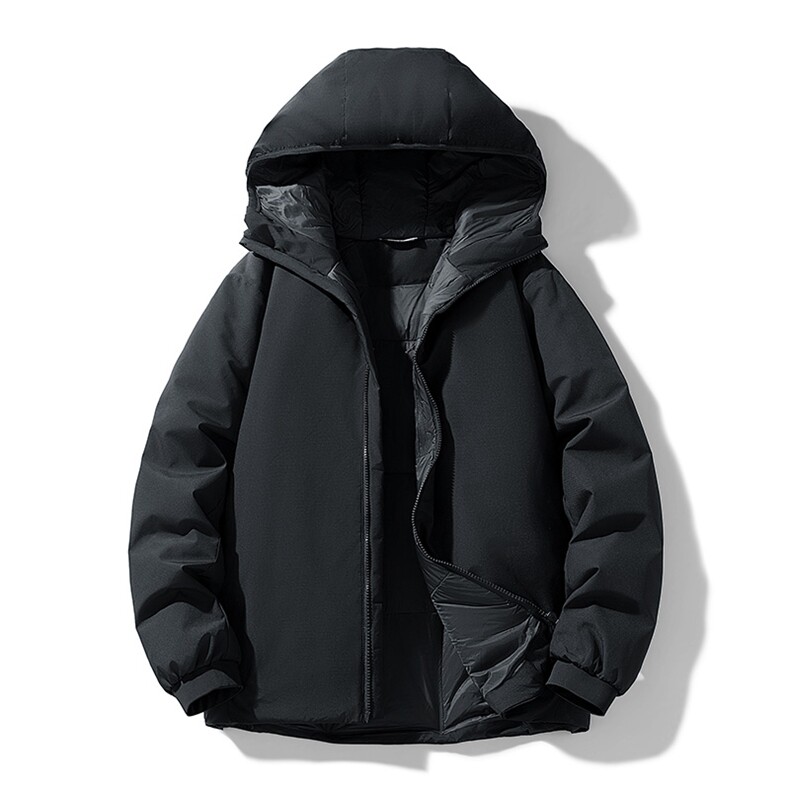 得物潮流高品质冬季连帽加绒加厚棉衣撞色棉服外套MY5568-P95,男装棉衣,星座610B-1
