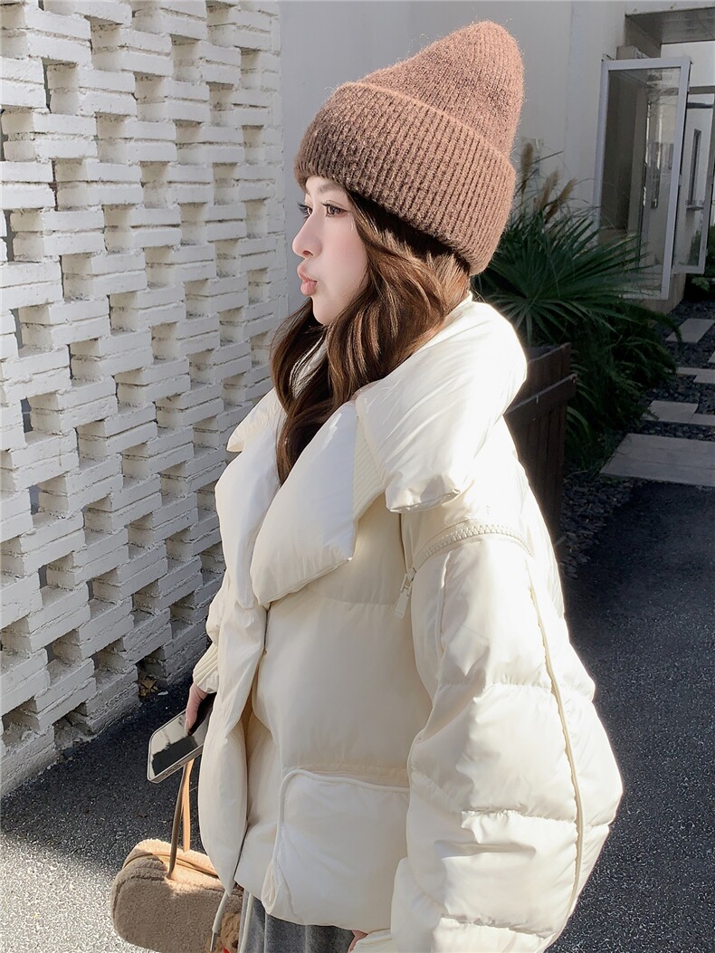 衣秀之家2319款短款大翻领加厚时尚羽绒服冬季保暖外套女,女装羽绒服,衣秀之家
