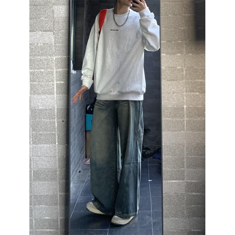 美式复古设计水洗做旧牛仔裤ZK0253-P55,男装牛仔裤,星座313A(原308A-2)
