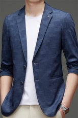 DJ8863钱塘2020-3新款时尚休闲简约百搭中年男士西服外套P147，男装西服，钱塘207-3