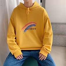 WY2064-P40加绒-P45纯棉连帽卫衣男大码运动帽衫宽松薄外套男，男装卫衣，电商A040