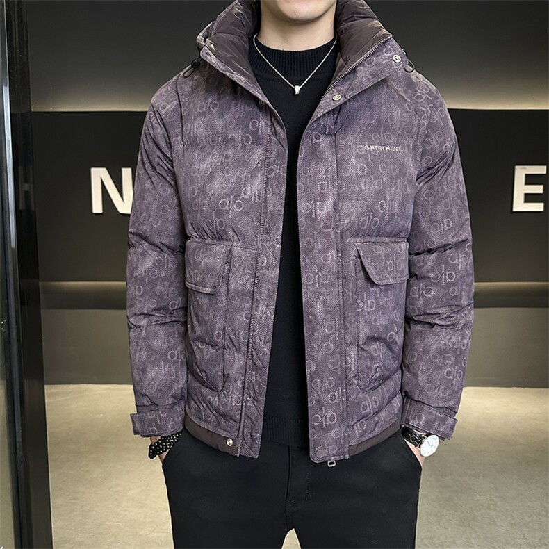 可拆卸帽2025新款棉服男士冬季加厚冬季棉衣B240-MY2531-P168,男装棉衣,电商B240
