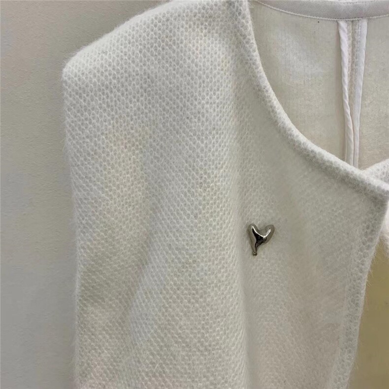 垫肩小别针马甲，女装马甲，Queena PHoebe