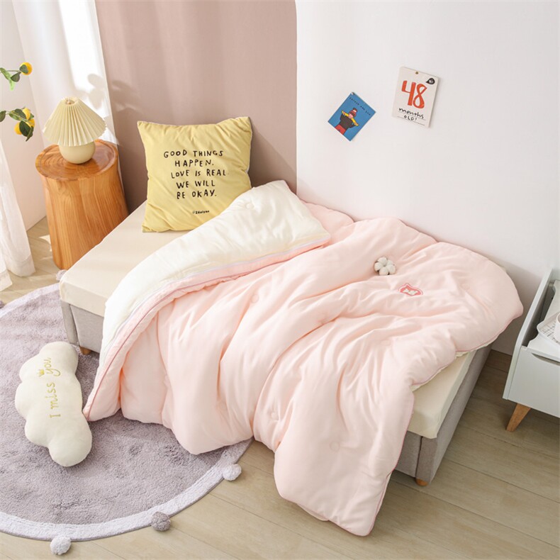 新款莫代尔二合一大豆子母被120*150cm被子被芯双胎被，被套/被芯，一起卖家纺