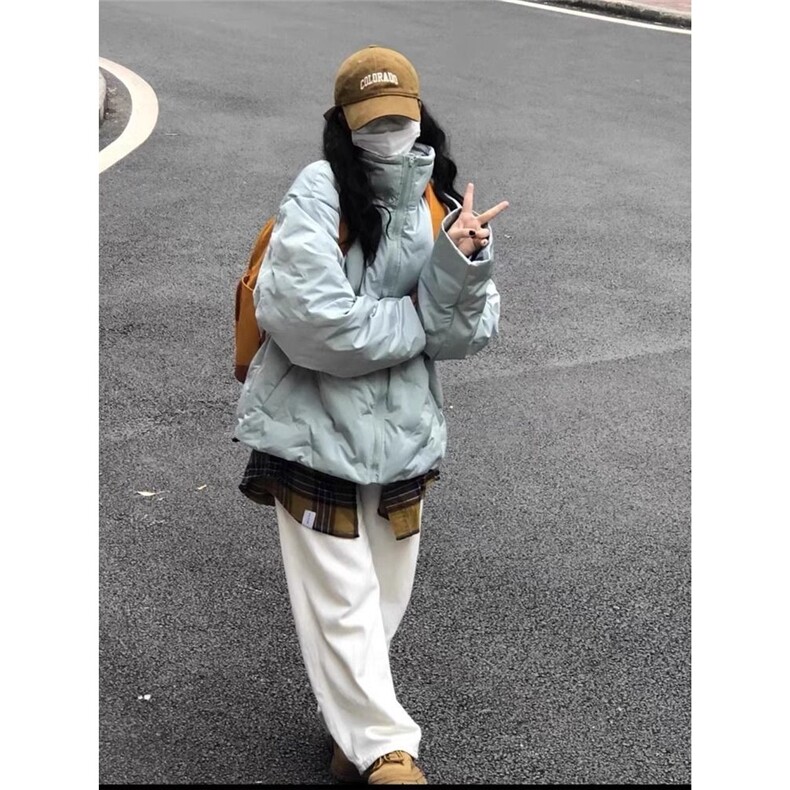 2025新款冬季棉衣女情侣韩系羽绒棉服晋江学生棉袄秋冬外套,男装棉衣,星座506A