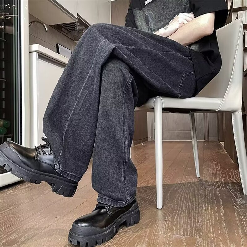 2024美式牛仔裤男款春季长裤潮N8182P46,男装牛仔裤,星座1116-2