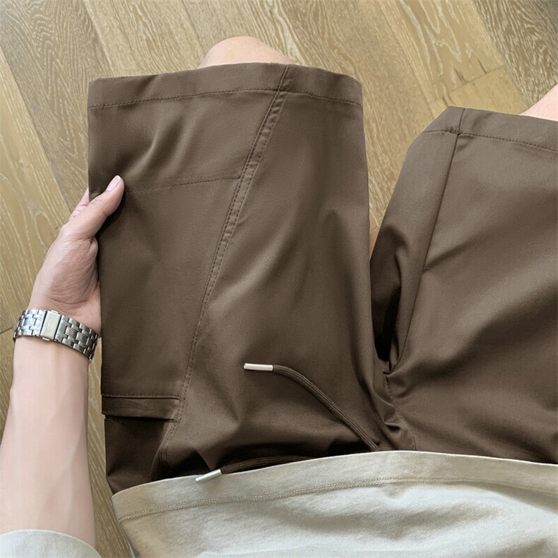 夏季工装短裤宽松直筒潮流痞帅休闲中裤五分裤504-K729-特P33控58,男装牛仔裤,星座504