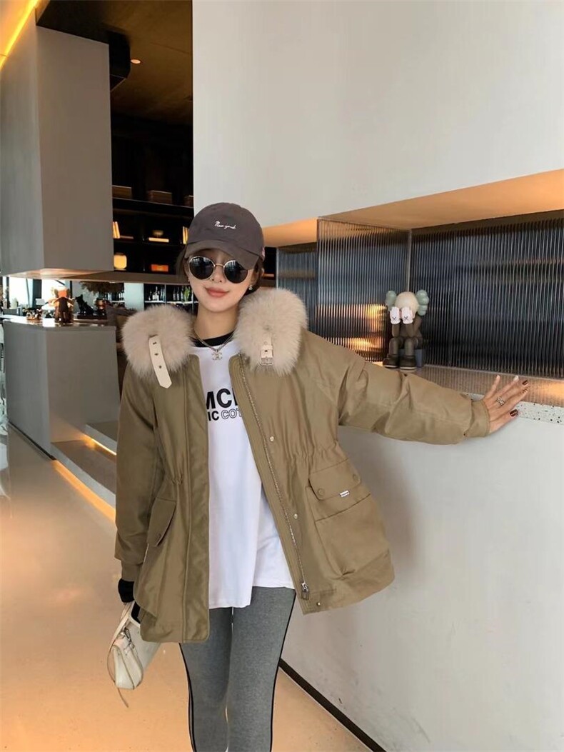 冬季新款派克羽绒服，女装羽绒服，谦度