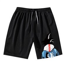休闲短裤男夏季抖音潮动漫裤子5分裤韩版时尚五分沙滩裤F094，男装休闲裤，星座509