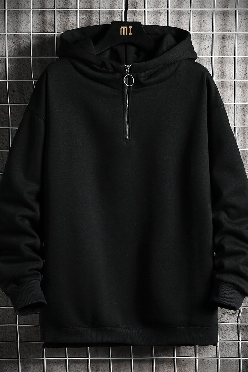 A115-P45拉链连帽卫衣男士大码宽松棒球服男外套男网格,男装卫衣,电商A040A