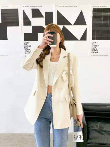 【现货】飘带配色西装外套，女装西装，朗色千秋