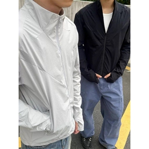 网图夏季50+防晒指数防晒衣长袖立领拉链衫夏装薄外套S422-特批58,男装夹克,电商A233-1