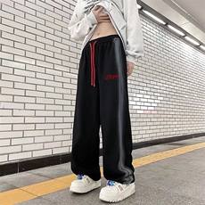 秋冬高街潮牌宽松直筒裤美式复古运动休闲长裤卫裤男款K7603-P50，男装休闲裤，星座512-3
