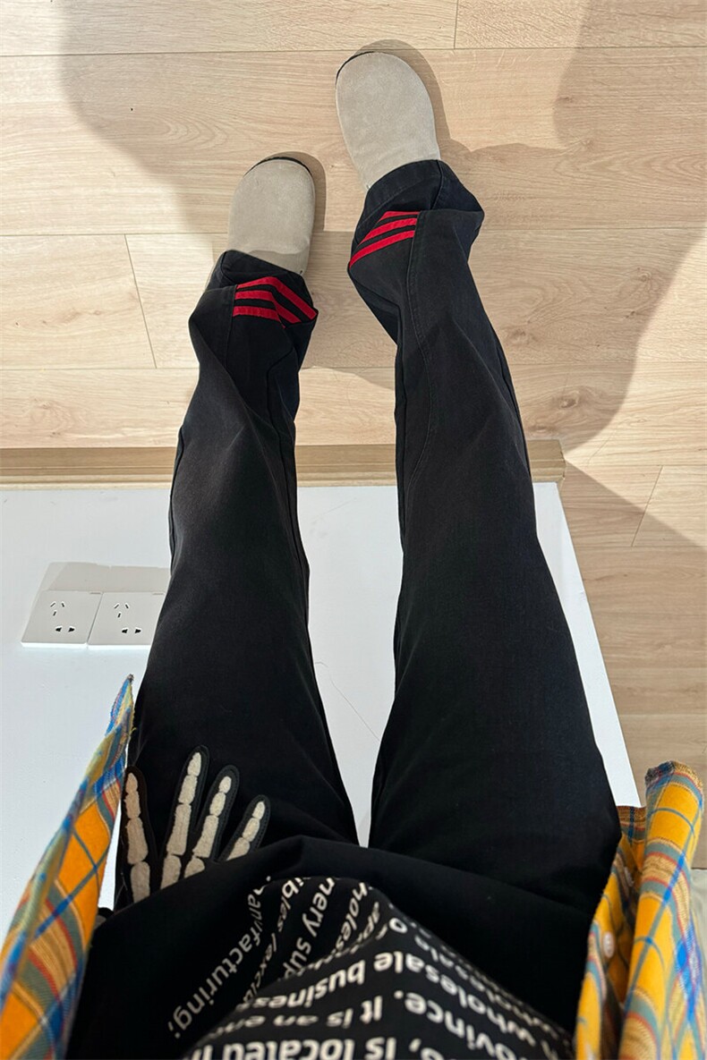 【高质量现货特批43量大可谈】三道杠拼接牛仔裤610A-K33083,男装牛仔裤,星座610A