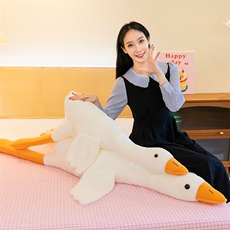 云酷毛绒玩具 大白鹅趴枕（有版权）