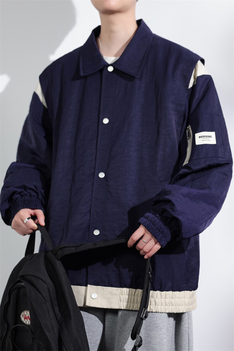 109-JK8811-P83L-9XL春季新款大码翻领夹克外套控138,男装夹克,星座109