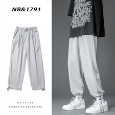 主推有大码(S-5XL）夏季薄款宽松休闲卫裤九分裤男A01特P25-限48图片