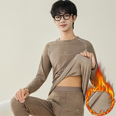 男士秋衣秋裤休闲情侣保暖内衣套装两件套TZ3819-P52，男装棉衣，星座310B-3