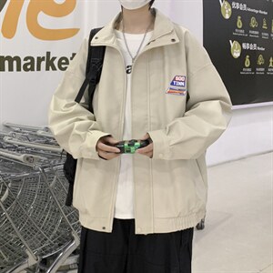 潮流夹克潮男春季翻领皮衣夹克J11P70图片