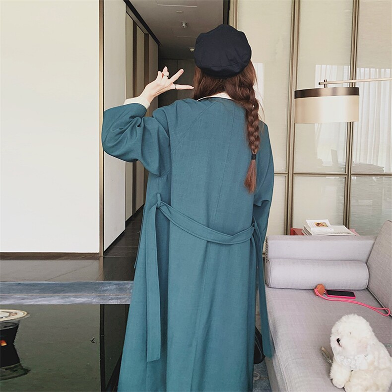 现货宽松中长款风衣浙宝217-3205-150-228,女装风衣,浙宝217