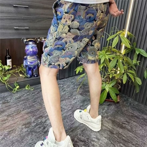 新款夏季短裤男士休闲五分裤薄款潮牌中裤痞帅沙滩裤DKK32-特P16图片