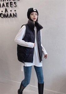 2021冬季新款90绒马甲图片