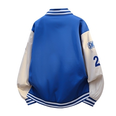 得物立体美式棒球服宽松休闲潮流痞帅立领夹克A436-22129-P68，男装夹克，电商A436