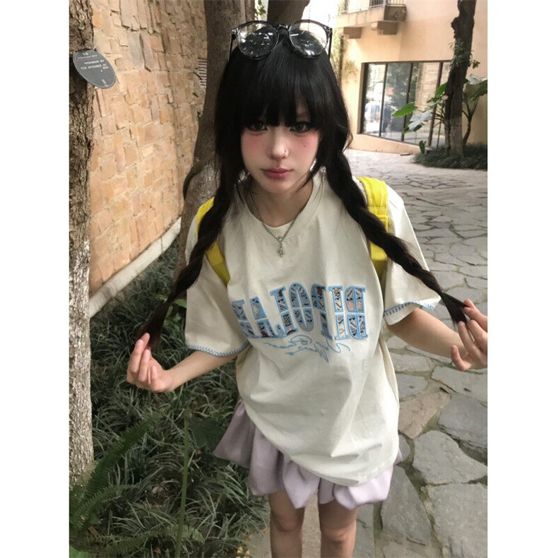 【有货】BK916CC-特P35民族风元素贴布刺绣短袖T恤男女款,男装T恤,星座1007（原301D）