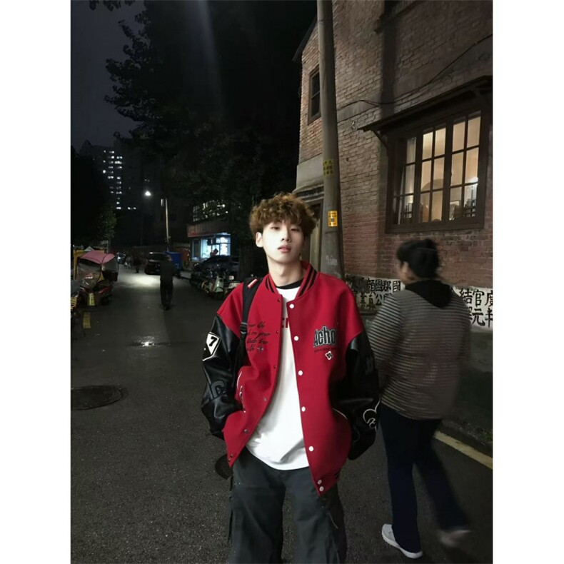 1506/QA5070/P77高街痞帅夹克棒球服,男装夹克,星座1506