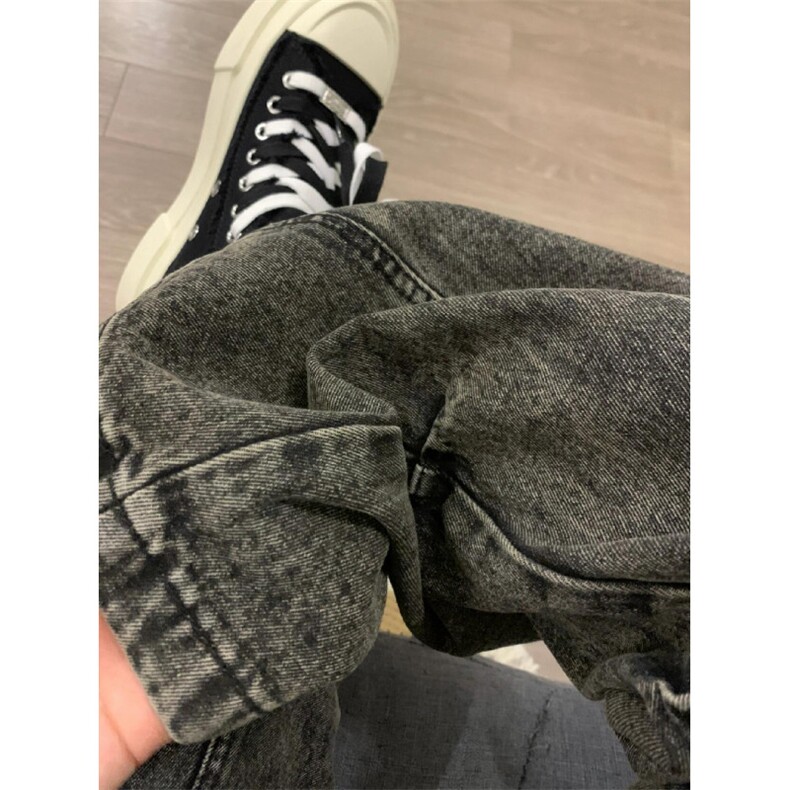 【有货】cleanfit褶皱烟灰色牛仔裤美式vibe裤子高街KZA51LL-P60,男装牛仔裤,星座1007（原301D）