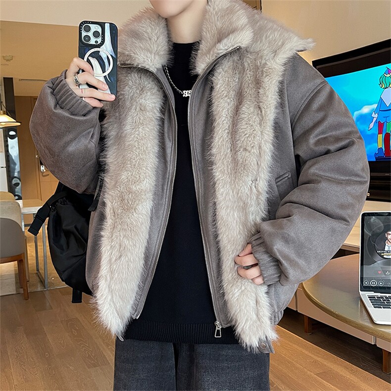 主推冬季假两件座山雕加厚外套潮加厚棉衣XZ102B-1M816-P145,男装棉衣,星座102B-1