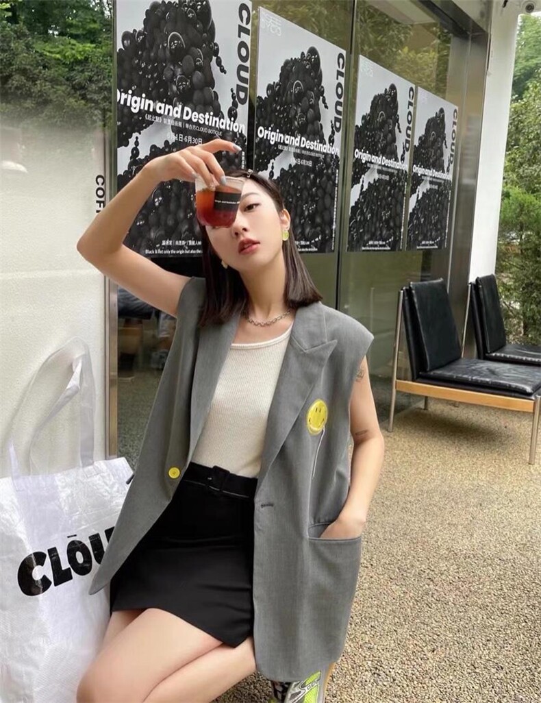 欧货马甲，女装马甲，浪漫E点