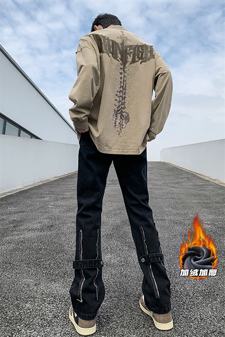 2025GK23129加绒外景大码美式微喇牛仔裤M-5XGK23902-特P50,男装牛仔裤,电商A022