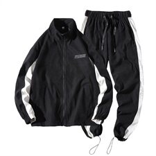 男士春秋外套2021新款休闲运动套装潮流卫衣一套衣服DS367TP85，男装卫衣，电商A102