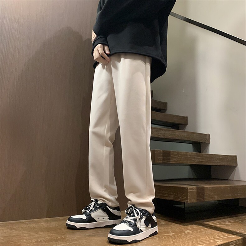 港风秋冬西装裤四色裤头宽松休闲长裤男K23309-P45控58,男装西服套装,星座717
