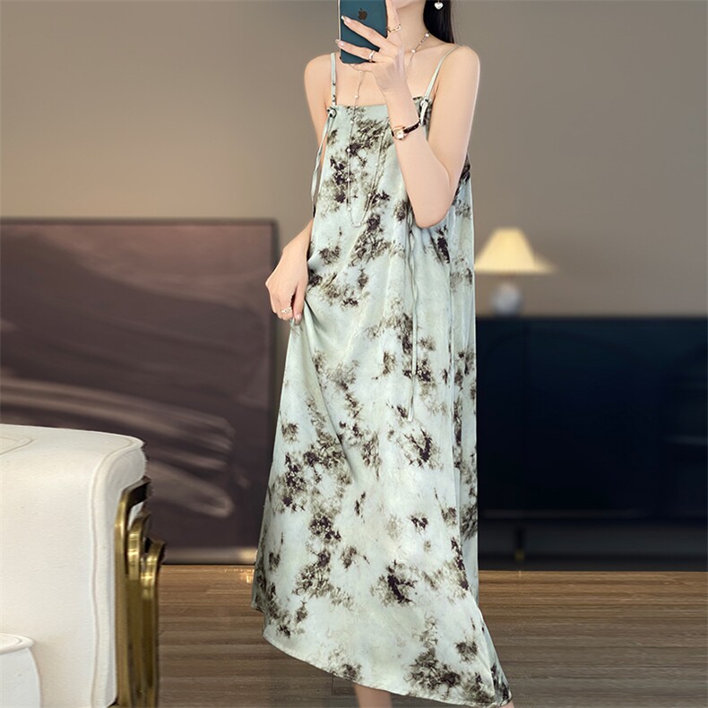 现货设计师吊带时尚汉服衬衫明制夏季宽松中长连衣裙2025内搭,女装连衣裙,佳绒高端店